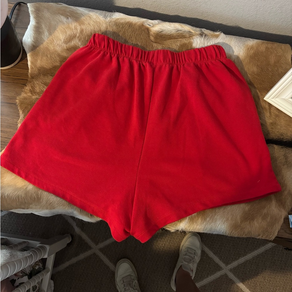 Coca Cola Red Athletic Shorts with Logo - Picture 3 of 3